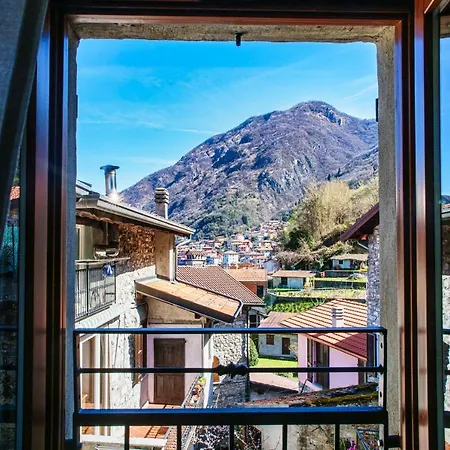 Myhomeincomo - Antico Borgo With Garden And Lake View Appartement Lezzeno